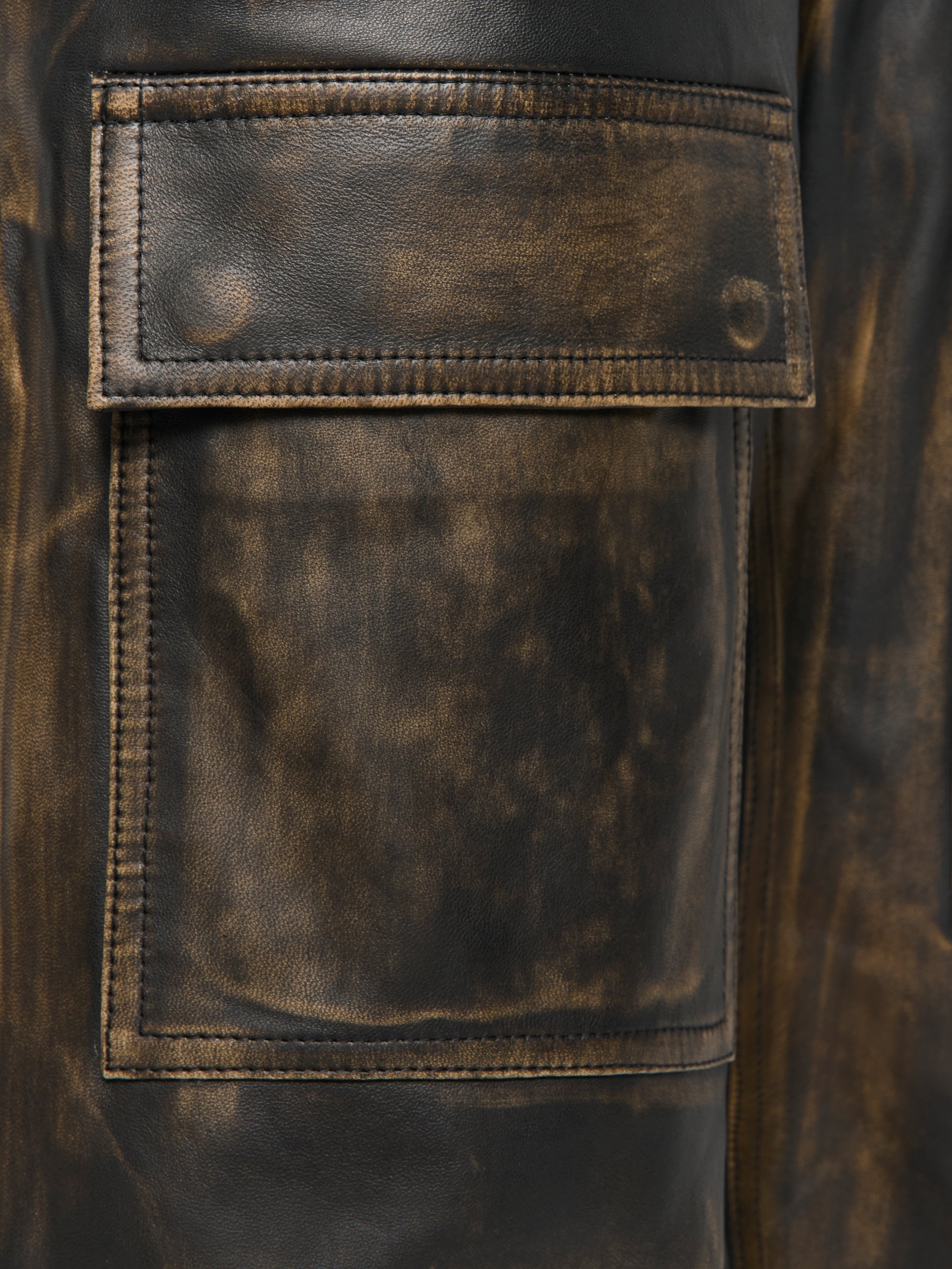 Vintage Leather Moto Pants