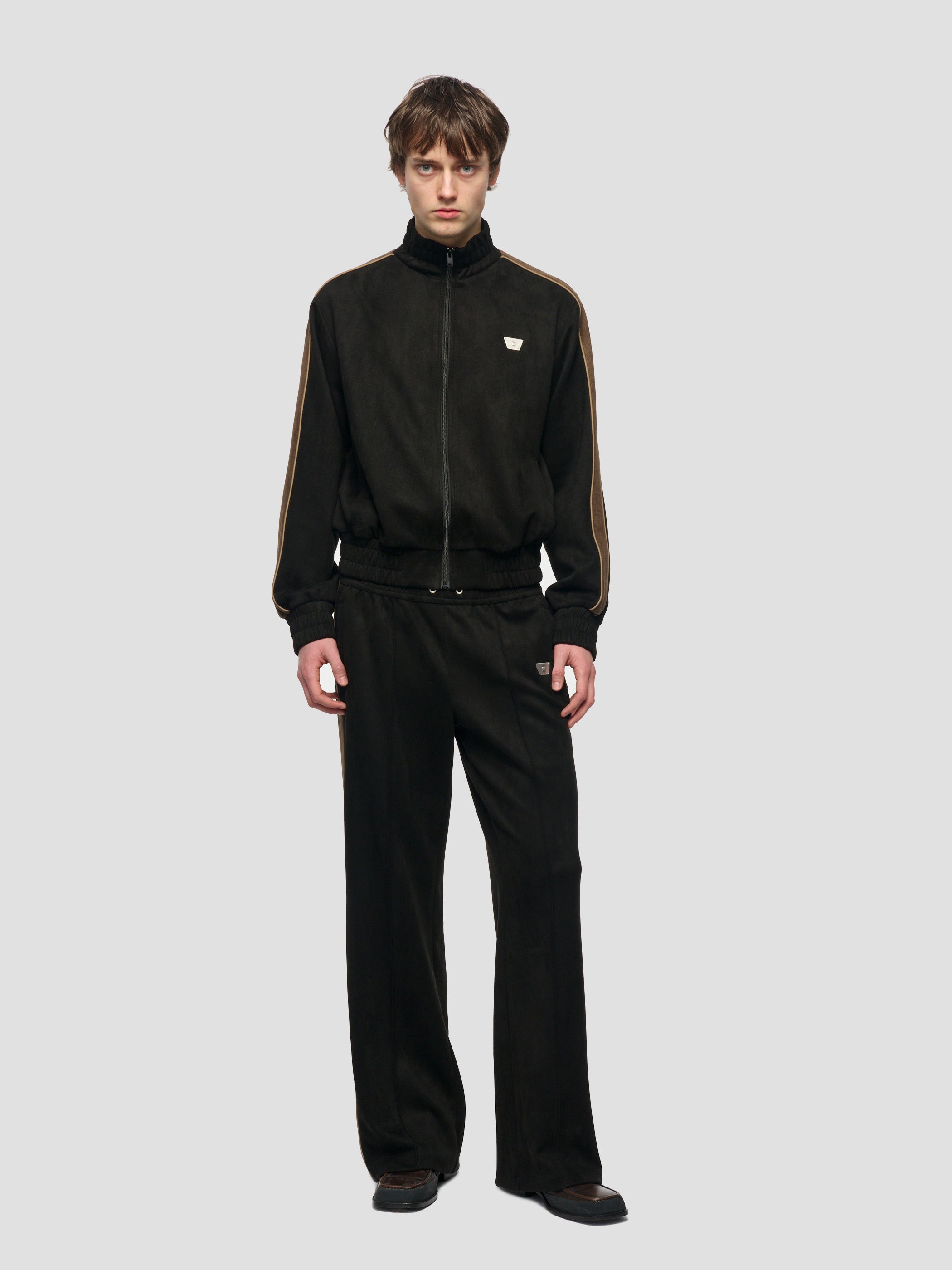 Faux Suede Sweatpants
