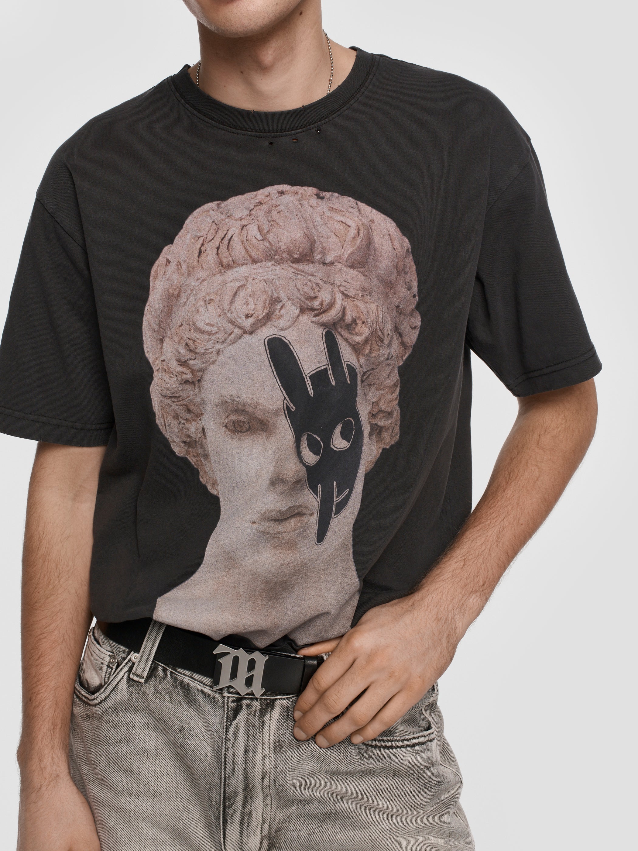 Ray Johnson Bunny Head Bust Tshirt Unisex