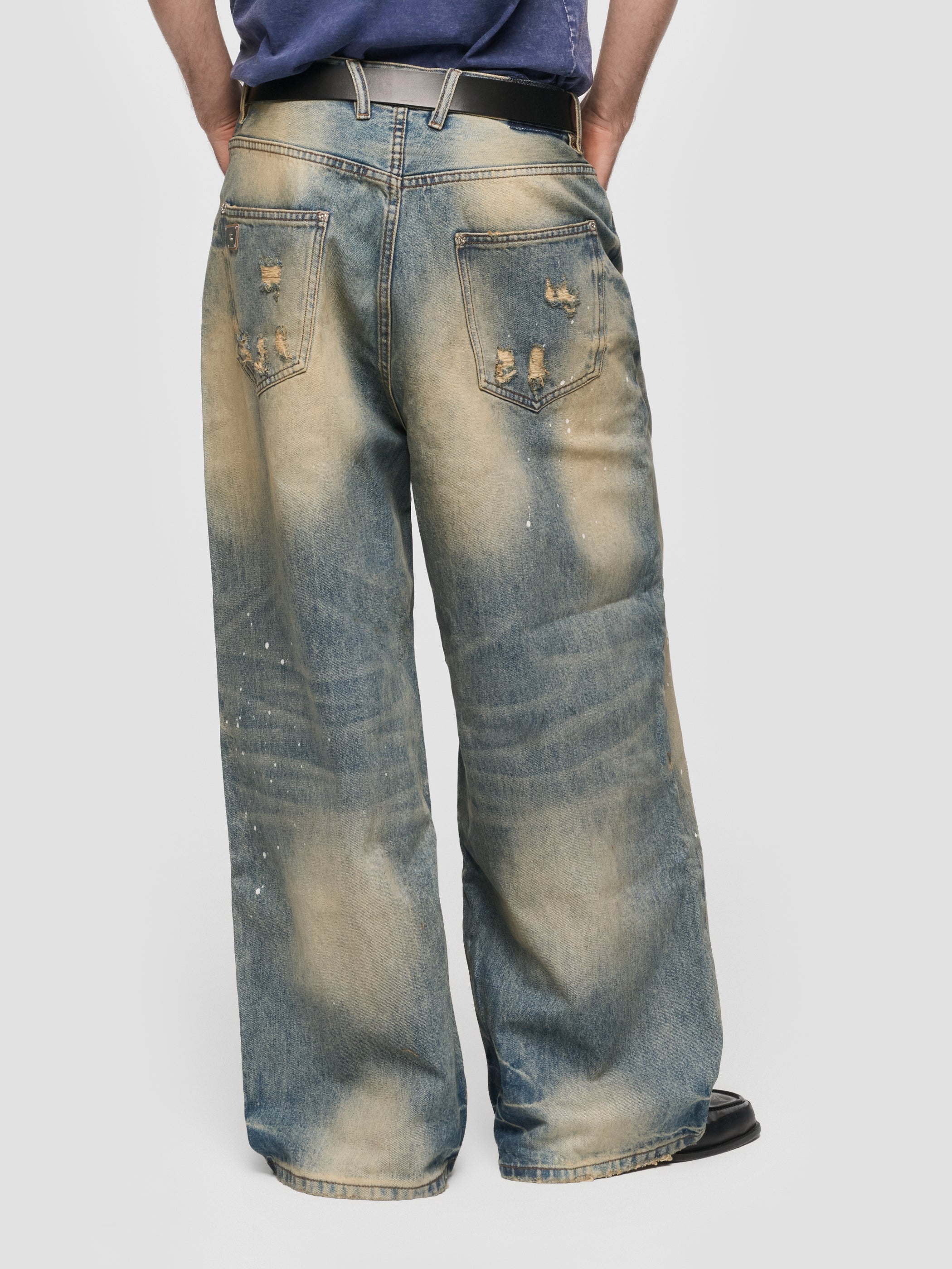 Baggy Denim Trousers Unisex