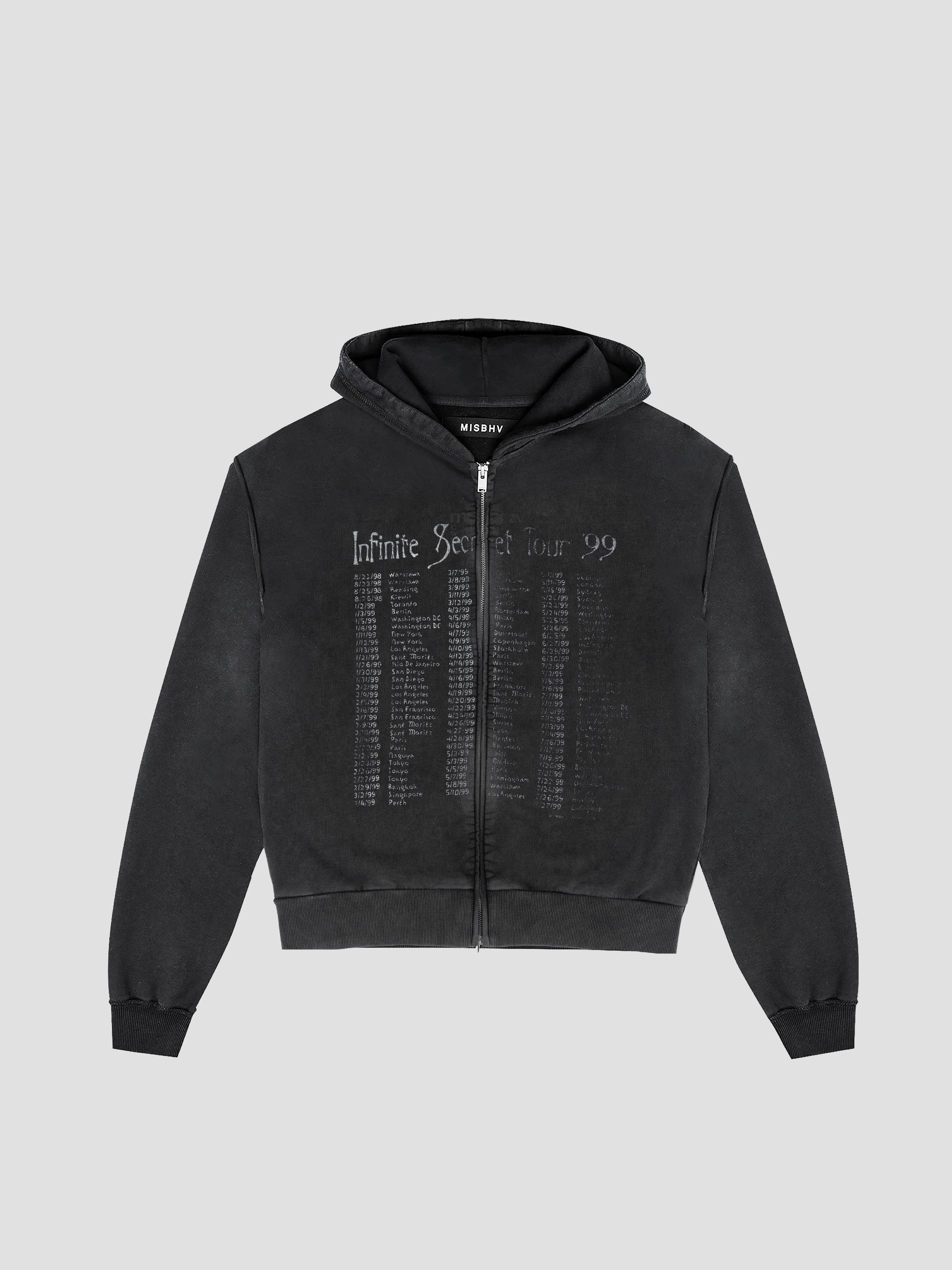 Tour 99 Zipped Hoodie Unisex
